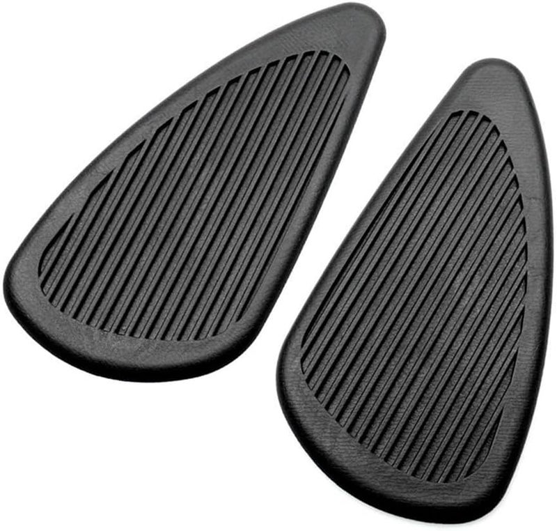 kucehiup Motorcycle Fuel Tank Knee Pad, Vintage Tank Side Panels Protector Stickers Universal Gas Petrol Tank Knee Pads(Black2) - Image 5
